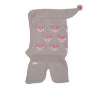 maximo - Mini Girl-Schlupfmütze Reh - Mütze, Gr. 49 cm-51 cm 49-51 cm, grau (Buchemeliert)