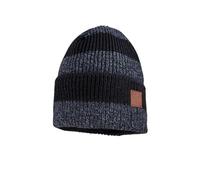 maximo Melange Kids Strickmütze Beanie Kindermütze Umschlagmütze Kinder - Made in Germany mit Futter Winter Herbst-Winter - 55 cm dunkelblau