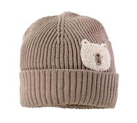 maximo MINI-Beanie, Bär, Umschlag Frotteestickerei, Vollfutter