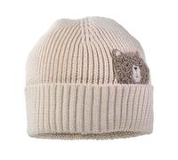 maximo MINI-Beanie, Bär, Umschlag Frotteestickerei, Vollfutter