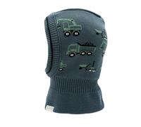 maximo MINI Boy-Schlupfmütze, Allover Baufahrzeuge Made in Germany