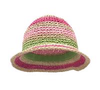 Maximo MINI Girl Hut Streifen Handarbeit - 51 / pink/multicolor / 100% Papier
