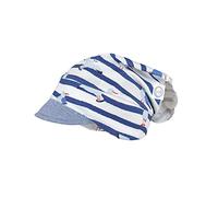 maximo MINI-Girl-Kopftuch mit Schild, Sonnenschutz, Sonnenhut, Mädchen, maritim mit Möwen (as3, Numeric, Numeric_45, Numeric_47)