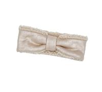 maximo MINI Girl-Stirnband gerafft Doubleface metallic, Plüsch Made in Germany