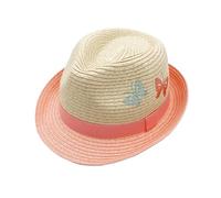 maximo MINI Girl-Trilby Schmetterling Stickerei, geflochten