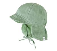 maximo Musselin-Schirmmütze mit Nacken- und UV-Schutz 49 grün