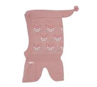 maximo Roe Deer Girls Schlupfmütze Kindermütze Wintermütze Schalhaube Kinder - Made in Germany Winter Herbst-Winter - 55 cm rosa