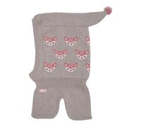 maximo - Mini Girl-Schlupfmütze Reh - Mütze, Gr. 49 cm-51 cm 49-51 cm, grau (Buchemeliert)