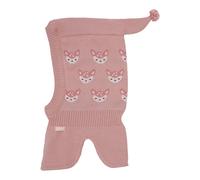 Schlupfmütze MAXIMO, Mädchen, Gr. 53, rosa (rose tan), Strick, Baumwolle, gemustert, Mützen, Baumwolle, doppelt gestrickt, Ausgenähtes Halsteil, kurzer Zipfel (42245603-53) rose tan