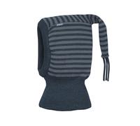 maximo Twotone Stripes Schlupfmütze Mütze Kindermütze Strickmütze Wintermütze Streifenmütze Denim 49 cm