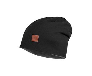 MaxiMo Wende-Beanie in Schwarz - Größe 49 cm | Baby Muetzen