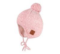 maximo Winter-Strickmütze mit Bommel 41 rosa
