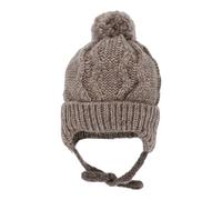 maximo Winter-Strickmütze mit Bommel 47 braun