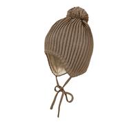 maximo Winter-Strickmütze mit Bommel 51 braun