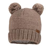 maximo Winter-Strickmütze mit Bommel 51 braun