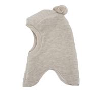 maximo Wollfleece-Schlupfmütze mit Bommel 55 beige melange