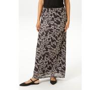 Maxirock ANISTON CASUAL, Damen, Gr. 42, taupe, braun, hellbraun, Netz, Obermaterial: 95% Polyester, 5% Elasthan. Futter: 100% Polyester, bedruckt, gemustert, figurbetont knöchelfrei, Röcke Maxirock, i