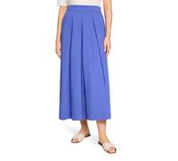 Maxirock BETTY BARCLAY "Damen mit Bundfalten", Damen, Gr. 38, adria blau, Obermaterial: 71% Baumwolle, 26% Polyamid, 3% Elasthan, ausgestellt, Röcke Maxirock (97326116-38) adria blau