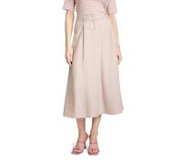 Maxirock BETTY BARCLAY "Damen mit Bundfalten", Damen, Gr. 38, braun (powder pearl), Obermaterial: 89% Modal, 11% Polyester, ausgestellt lang, Röcke Maxirock, Form (66567943-38) powder pearl