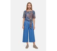 Maxirock BETTY BARCLAY "Damen mit Bundfalten", Damen, Gr. 42, blau, Denim/Jeans, Obermaterial: 100% Baumwolle, ausgestellt, Röcke Maxirock (56291119-42) blau