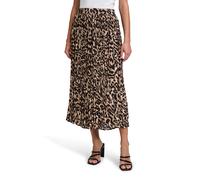 Maxirock BETTY BARCLAY "Damen mit Gummizug", Damen, Gr. 36, schwarz (schwarz, beige), Obermaterial: 100% Polyester, figurumspielend lang, Röcke Maxirock (72764502-36) schwarz, beige