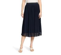 Maxirock BETTY BARCLAY "Damen mit Gummizug", Damen, Gr. 44, dunkelblau, Obermaterial: 95% Polyester, 5% Elasthan; Futter: 100% Polyester, figurumspielend lang, Röcke Maxirock (47191006-44) dunkelblau