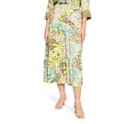 Maxirock BETTY BARCLAY "Damen mit Muster", Damen, Gr. 38, beige, gelb, Obermaterial: 100% Viskose, figurumspielend lang, Röcke Maxirock (94787813-38) beige, gelb