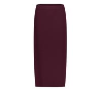 Maxirock BETTY BARCLAY "Damen mit Seitenschlitzen", Damen, Gr. 46, schwarz aubergine, Strick, Obermaterial: 55% Viskose, 30% Polyester, 15% Polyamid, figurbetont lang, Röcke Maxirock (45873868-46) sch