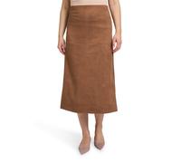 Maxirock BETTY BARCLAY "Damen unifarben", Damen, Gr. 36, braun (classic nougat), Obermaterial: 92% Polyester, 8% Elasthan, ausgestellt lang, Röcke Maxirock (87385803-36) classic nougat