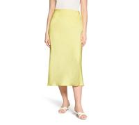 Maxirock BETTY BARCLAY "Damen unifarben", Damen, Gr. 36, gelb, Satin, Obermaterial: 100% Polyester, ausgestellt lang, Röcke Maxirock (27227857-36) gelb
