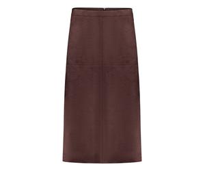 Maxirock BETTY BARCLAY "Damen unifarben", Damen, Gr. 42, light maroon, Obermaterial: 95% Polyester, 5% Elasthan, A-Linie lang, Röcke Maxirock (12834723-42) light maroon