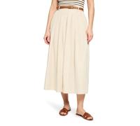 Maxirock CARTOON "Damen mit Gürtel", Damen, Gr. 42, pearl vanila, Obermaterial: 100% Polyester, ausgestellt lang, Röcke Maxirock (60485332-42) pearl vanila