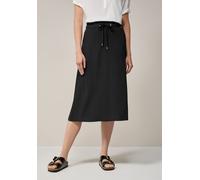 Maxirock CECIL, Damen, Gr. L42, schwarz, Stoff, 70% Viskose, 30% Polyester, unifarben, normal wadenlang, Röcke Maxirock, mit Struktur (11565866-L) schwarz