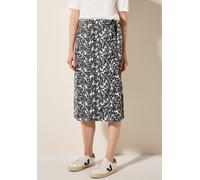 Maxirock CECIL, Damen, Gr. S (38), weiß (vanilleweiß), Stoff, 100% Viskose, bedruckt, normal wadenlang, Röcke Maxirock, mit Grafikmuster (98248063-S) vanilleweiß