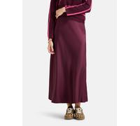 Maxirock LIEBLINGSSTÜCK "MarbellaL", Damen, Gr. 38, lila (bordeaux), Web, Obermaterial: 64% Viskose, 36% Polyester, clean, unifarben, lang, Röcke Maxirock, aus Viskosemix (20557748-38) bordeaux
