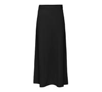 Maxirock ONLY "ONLCHIGO SAKURA LONG SKIRT WVN", Damen, Gr. XL, schwarz aop:flower, Web, Obermaterial: 55% Viskose, 45% Nylon, bedruckt, knöchellang, Röcke Maxirock, Viskosemischung (84565147-XL) schwa