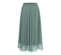 Maxirock ONLY "ONLLAVINA SKIRT JRS", Damen, Gr. XS (34), grün (chinois grün), Jersey, Obermaterial: 100% Polyester, unifarben, wadenlang, Röcke Maxirock, Polyester (18622528-XS)