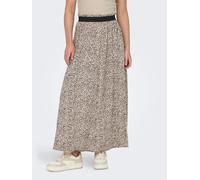 Only Venedig Aop Life Long Skirt Beige XL Frau (Herstellerartikelnummer: 15251761-SilverMink/AopLinaSmallLeo-XL)