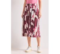 Maxirock STREET ONE, Damen, Gr. 38, bunt (rustic rouge), Stoff, 100% Viskose, gemustert, comfort fit normal, Röcke Maxirock, in Midi-Länge (83956660-38) rustic rouge