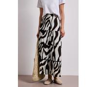 Street One Frauen Maxi-Rock in Musselinqualität mit Print in Braun, Gr: 38