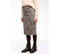 Maxirock STREET ONE STUDIO, Damen, Gr. 46, leo printed wash, Web, 81% Baumwolle, 17% Polyester, 2% Elasthan, normal wadenlang, Röcke Maxirock, mit Leo-Muster (40137311-46) leo printed wash