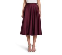 Maxirock VERA MONT "Damen mit elastischem Bund", Damen, Gr. 38, deep dahlia, Satin, Obermaterial: 100% Polyester; Futter: 100% Polyester, ausgestellt lang, Röcke Maxirock (81362805-38) deep dahlia