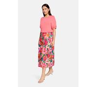 Maxirock VERA MONT "Damen mit Gummizug", Damen, Gr. 38, bunt (gelb, pink), Obermaterial: 100% Baumwolle. Futter: 100% Polyester, tailliert lang, Röcke Maxirock (13874254-38) gelb, pink