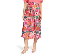 Maxirock VERA MONT "Damen mit Gummizug", Damen, Gr. 40, gelb, pink, Obermaterial: 100% Baumwolle. Futter: 100% Polyester, tailliert lang, Röcke Maxirock (13874254-40) gelb, pink
