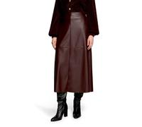 Maxirock VERA MONT "Damen mit Taschen", Damen, Gr. 40, braun (rostbraun), Obermaterial: 100% Polyurethan, 100% Polyester. Futter: 100% Polyester, gerade lang, Röcke Maxirock (83884468-40) rostbraun