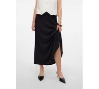 Maxirock VERO MODA "VMALBA ANKLE SKIRT WVN GA NOOS", Damen, Gr. M (38), schwarz, Web, Obermaterial: 100% Viskose, unifarben, regular fit knöchelfrei, Röcke Maxirock (76437904-M) schwarz