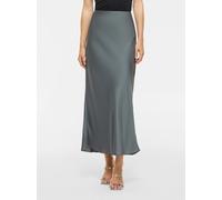 Vila Maxirock VIELLETTE HW LONG SKIRT - NOOS, hoch tailliert, balsam grün, Größe 40