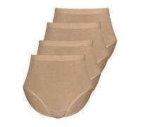 Maxislip SASSA "4er Sparpack Slip Maxi LOVELY SKIN", Damen, Gr. 46, beige (beige beige), Obermaterial: 95% Modal CMD. 5% Elasthan EL., Unterhosen (93203124-46) beige beige