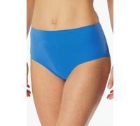 Maxislip SCHIESSER "Invisible Soft", Damen, Gr. 38, blau (813, aquarium), Microfaser, Obermaterial: 70% Polyamid, 30% Elasthan, unifarben, körpernah, Unterhosen, mit hohem Bund (56253600-38) 813, aqua