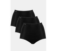 Maxislip SLOGGI "24/7 Microfibre", Damen, Gr. 48, schwarz, Microfaser, Obermaterial: 88% Polyamid, 12% Elasthan, unifarben, körpernah, Unterhosen, besonders dehnbare Qualität, leicht, atmungsaktiv, mo